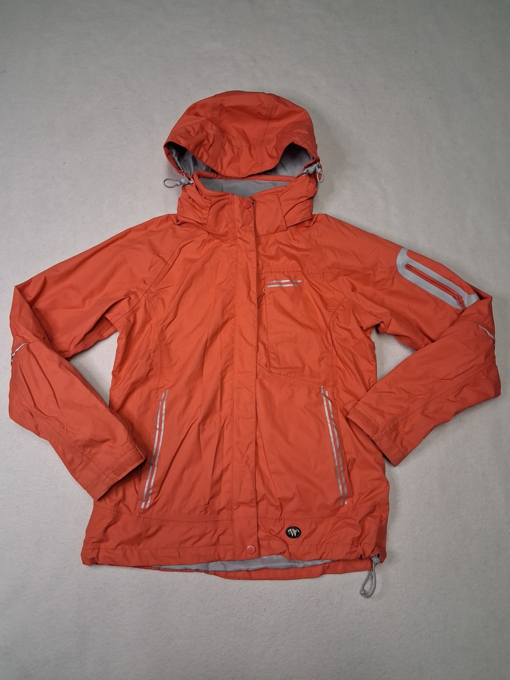 Weatherproof Orange Hooded Ski & Snowboard Jacket